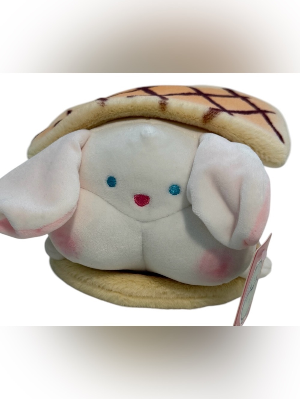 Plush Bunny Toast Sandwich Plush - White & Cream
